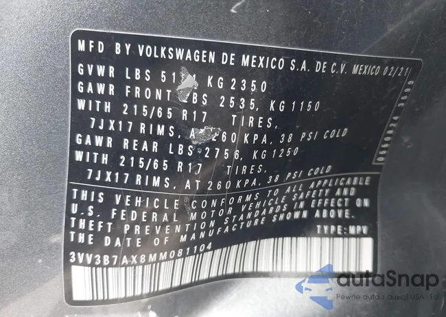 3VV3B7AX8MM081104: 44339390