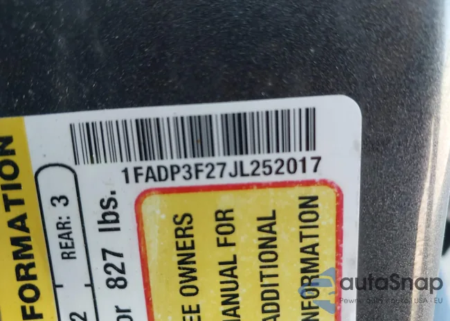 1FADP3F27JL252017: 44339459