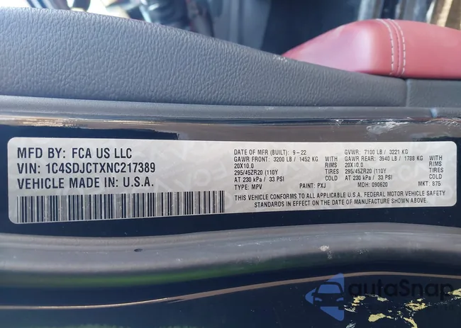 1C4SDJCTXNC217389: 44338761