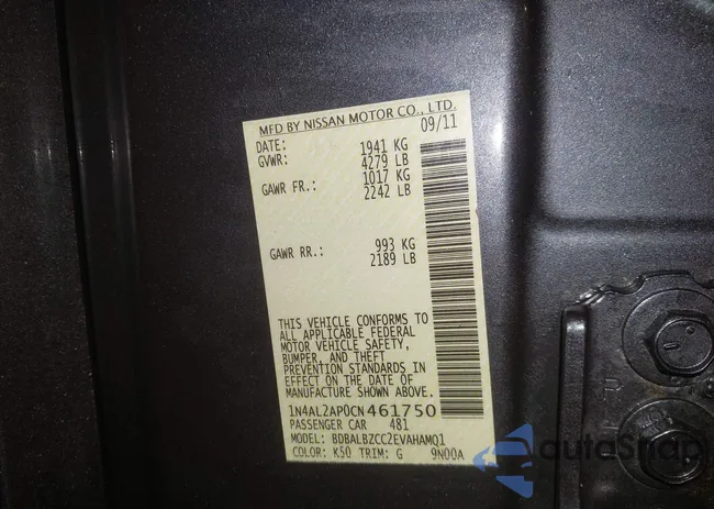 1N4AL2AP0CN461750: 44338807