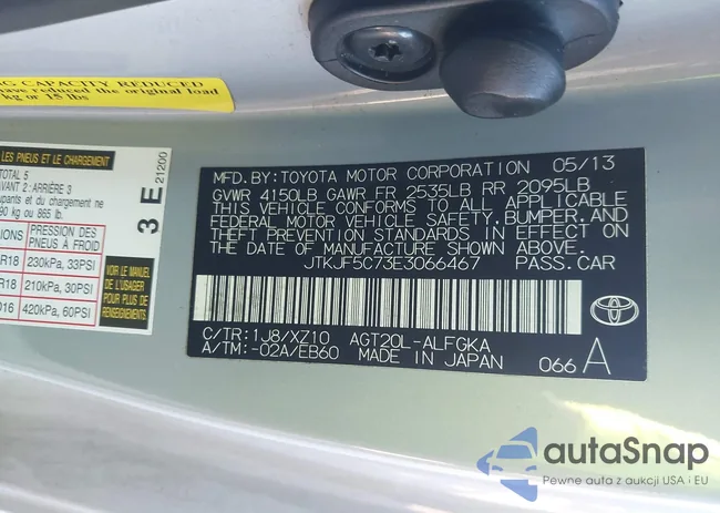 JTKJF5C73E3066467: 44339977