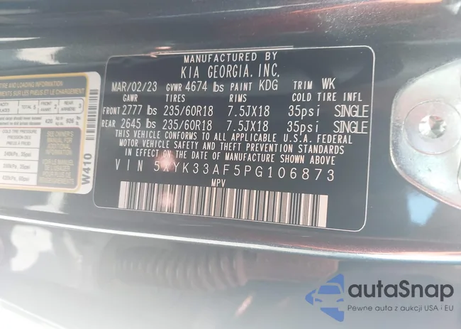 5XYK33AF5PG106873: 44340140