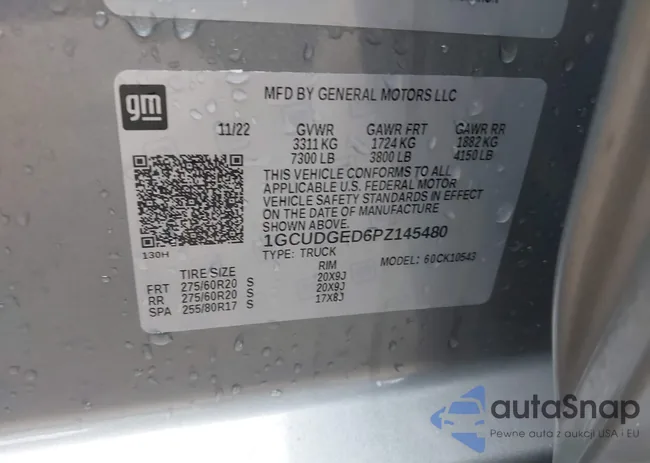 1GCUDGED6PZ145480: 44340534