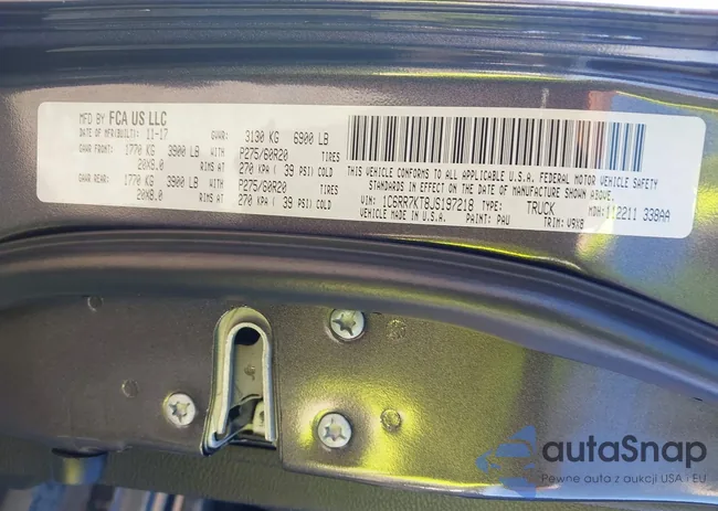 1C6RR7KT8JS197218: 44339571