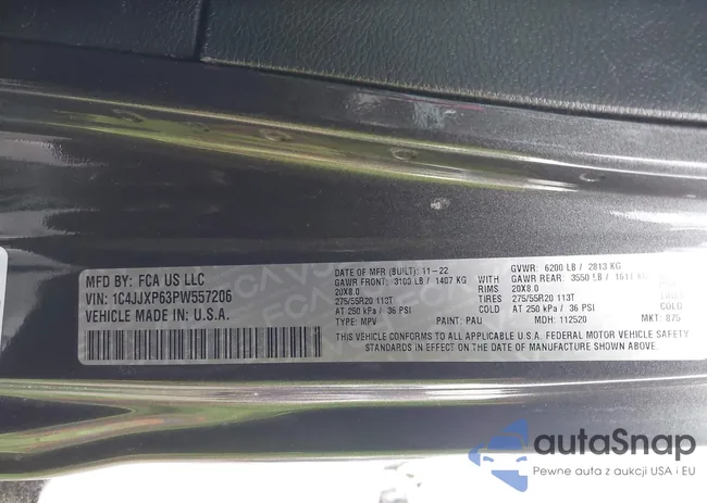 1C4JJXP63PW557206: 44339799