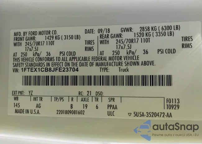 1FTEX1CB8JFE23704: 44339868