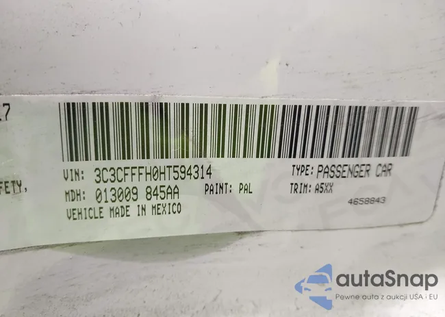3C3CFFFH0HT594314: 44339880
