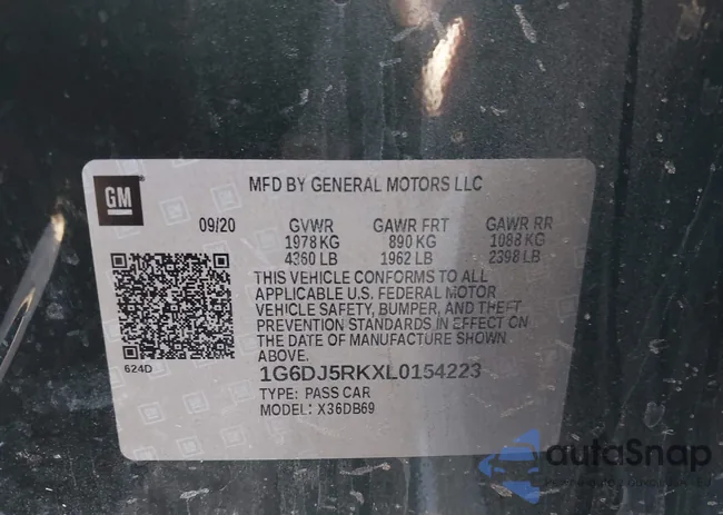 1G6DJ5RKXL0154223: 44339895