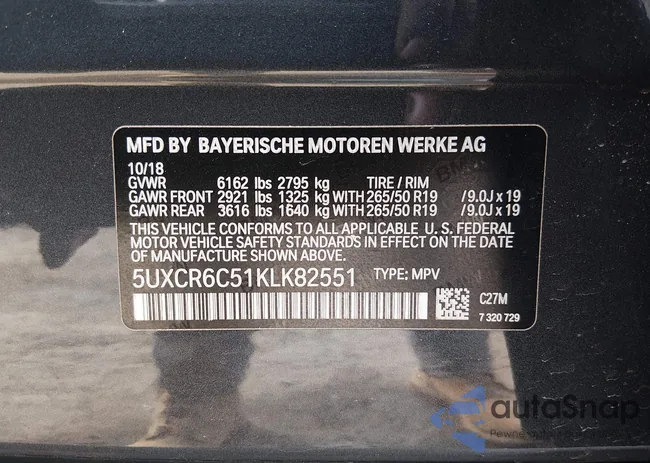 5UXCR6C51KLK82551: 44339911