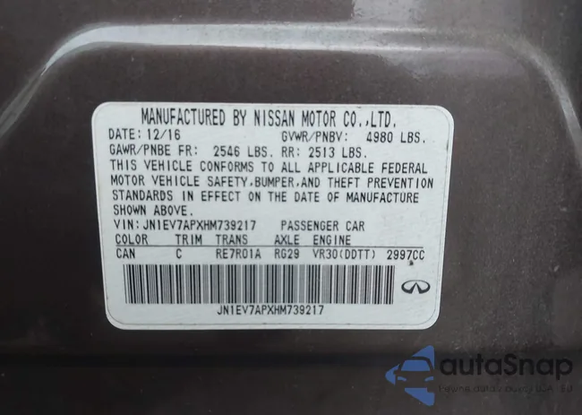 JN1EV7APXHM739217: 44341205