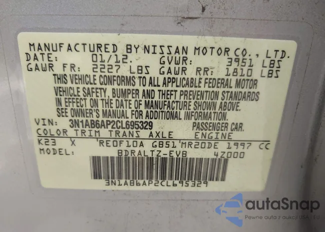 3N1AB6AP2CL695329: 44341353