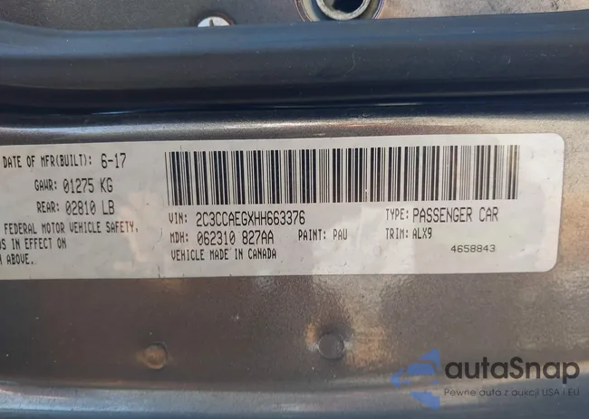 2C3CCAEGXHH663376: 44340565