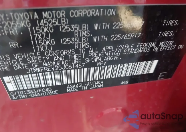 JTMWFREV2GJ061467: 44342070