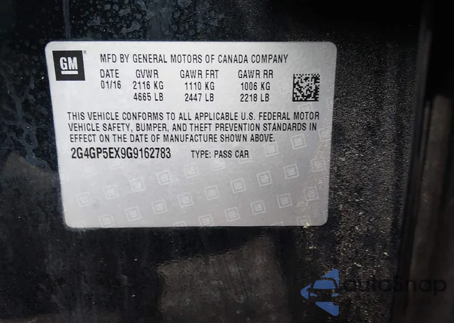 2G4GP5EX9G9162783: 44342144