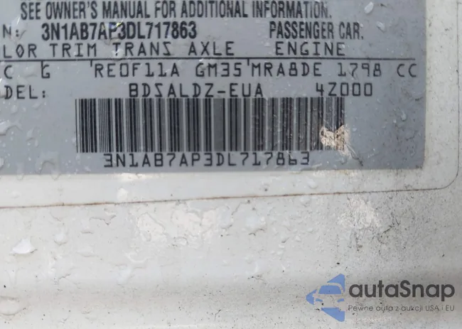 3N1AB7AP3DL717863: 44342431