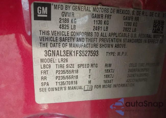 3GNAL3EK1FS527593: 44341827