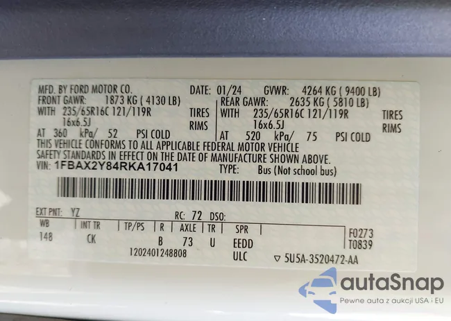 1FBAX2Y84RKA17041: 44343099