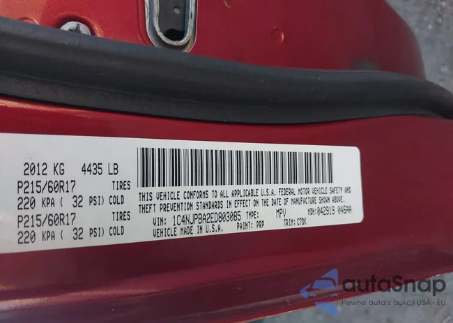 1C4NJPBA2ED803085: 44343136