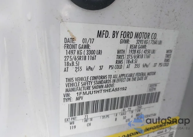 1FMJU1HT1HEA55192: 44343246