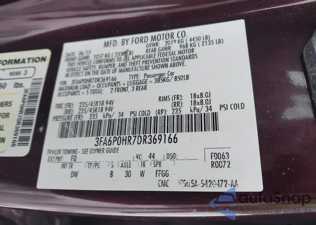 3FA6P0HR7DR369166: 44343293