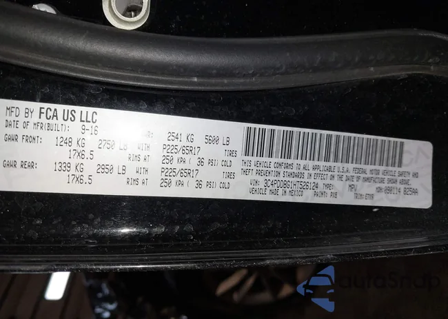 3C4PDDBG1HT526124: 44343391