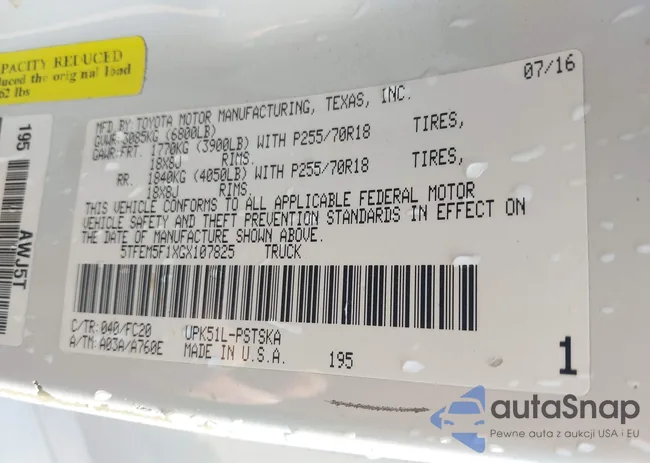 5TFEM5F1XGX107825: 44342582