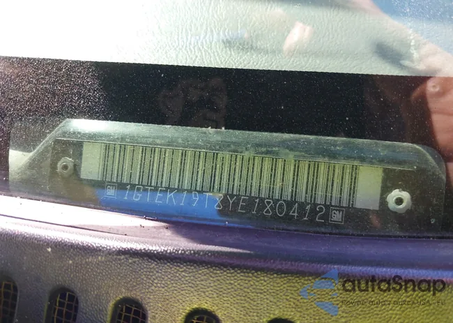 1GTEK19T8YE180412: 44342584