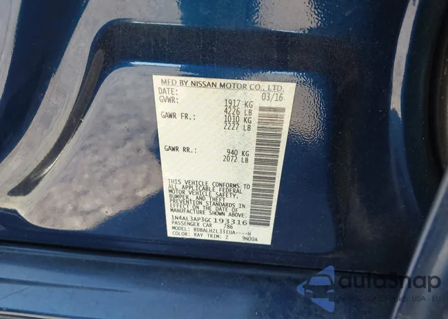 1N4AL3AP3GC193316: 44342751