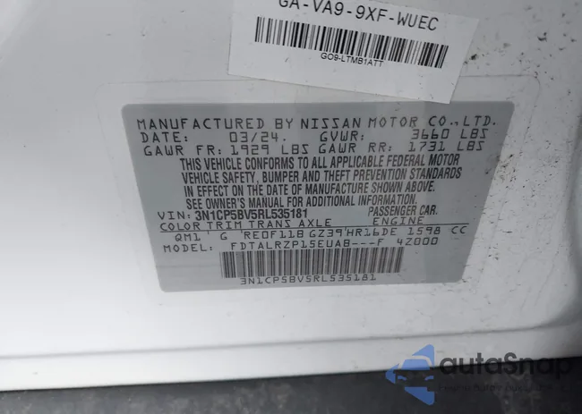 3N1CP5BV5RL535181: 44342780