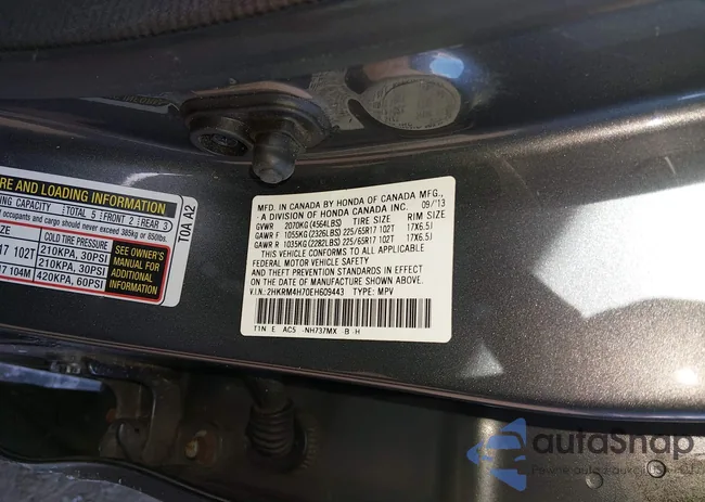 2HKRM4H70EH609443: 44342878