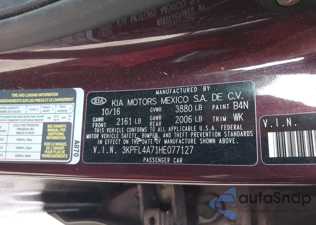 3KPFL4A71HE077127: 44342906