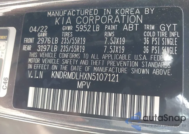 KNDRMDLHXN5107121: 44342913