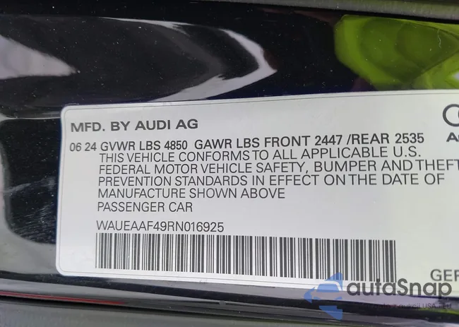 WAUEAAF49RN016925: 44343979