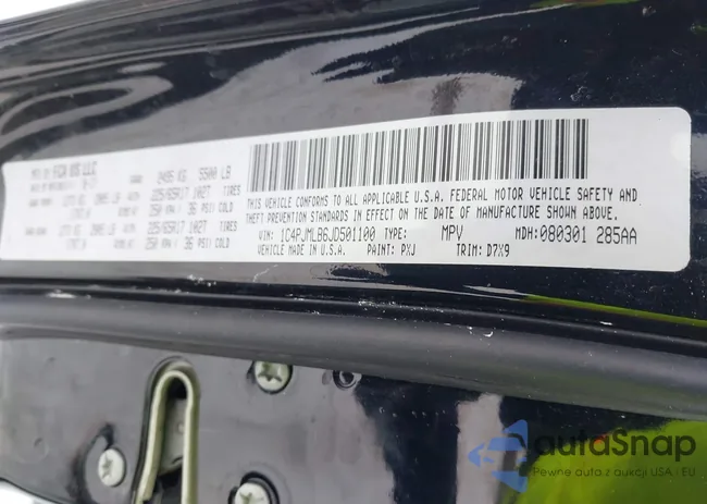 1C4PJMLB6JD501100: 44343985