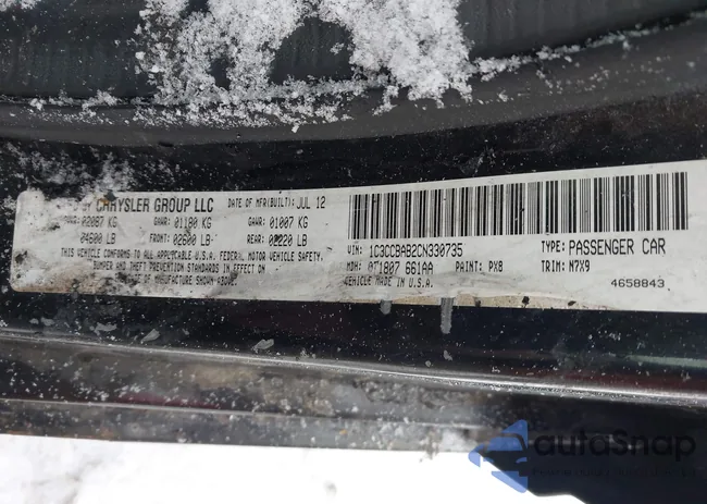 1C3CCBAB2CN330735: 44344087