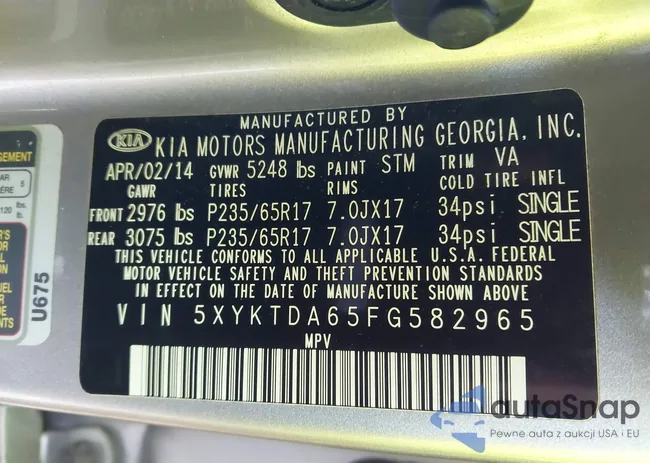 5XYKTDA65FG582965: 44344102