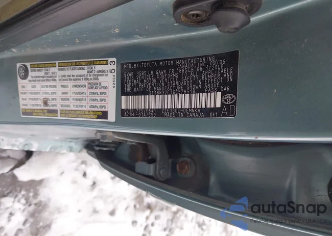 2T1BR32E16C578518: 44344103