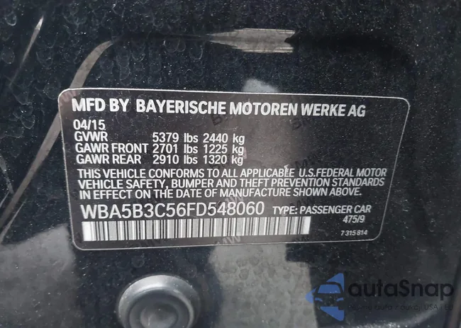 WBA5B3C56FD548060: 44344175