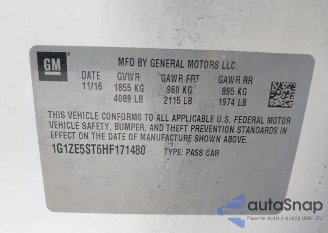 1G1ZE5ST6HF171480: 44344257