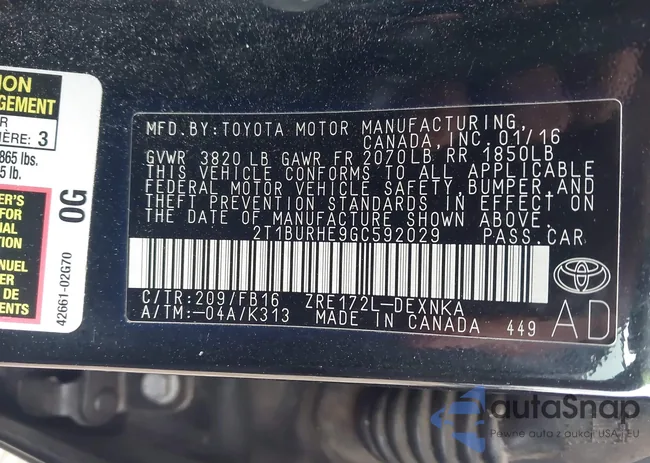 2T1BURHE9GC592029: 44344280