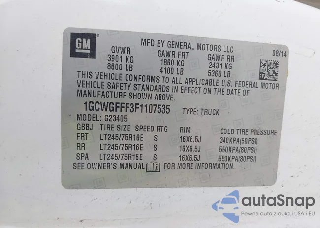 1GCWGFFF3F1107535: 44344293