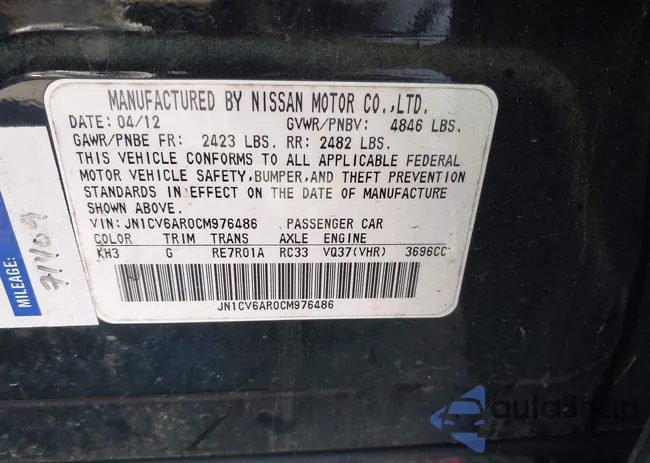 JN1CV6AR0CM976486: 44344396