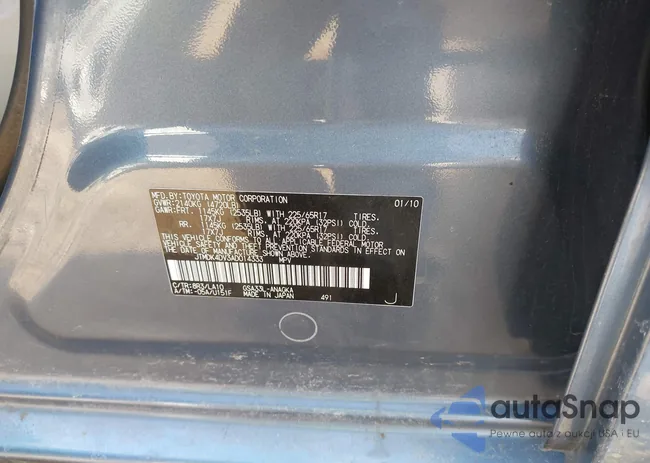 JTMBK4DV3AD014333: 44344476