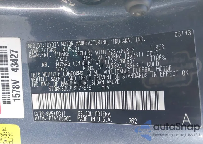 5TDKK3DC3DS373979: 44344528