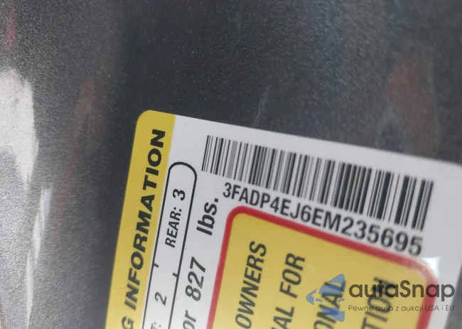 3FADP4EJ6EM235695: 44343557