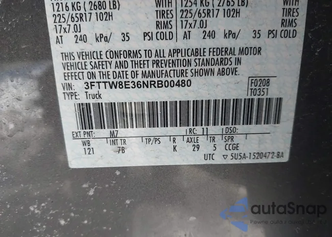 3FTTW8E36NRB00480: 44343863