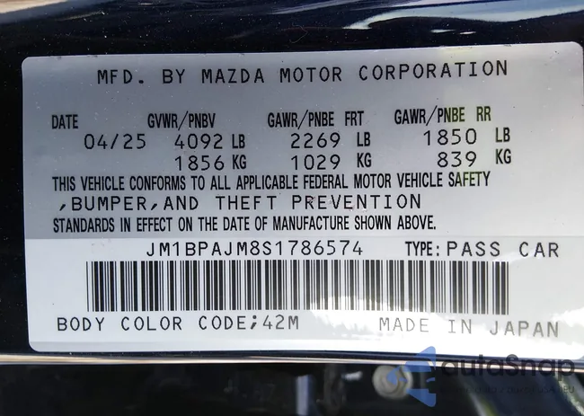 JM1BPAJM8S1786574: 44343938