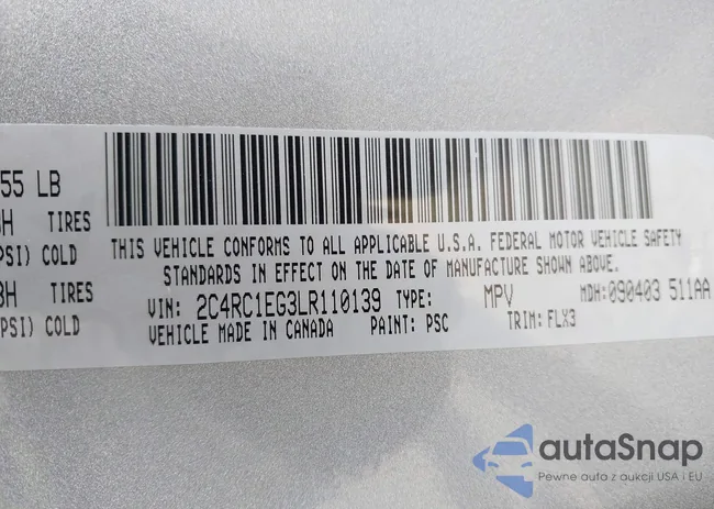 2C4RC1EG3LR110139: 44345026