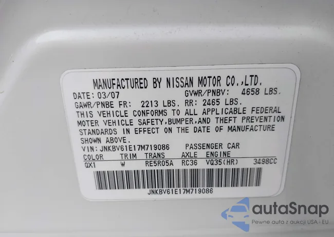 JNKBV61E17M719086: 44345103