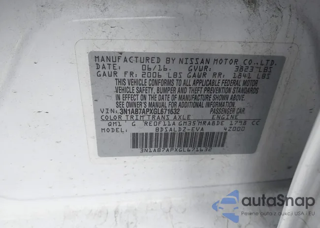 3N1AB7APXGL671632: 44345253